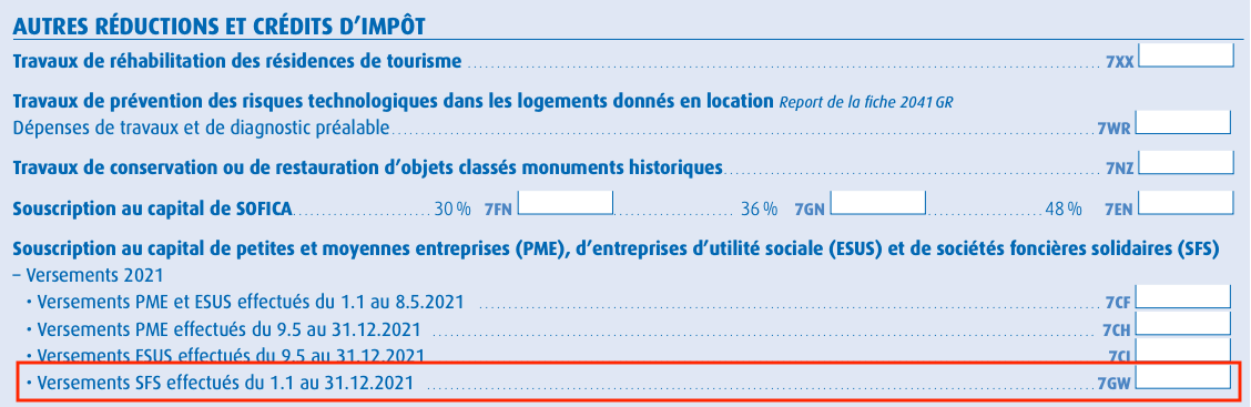 Comment déclarer son investissement au capital de foncières ESUS ? Comment déclarer son investissement au capital de foncières ESUS ?